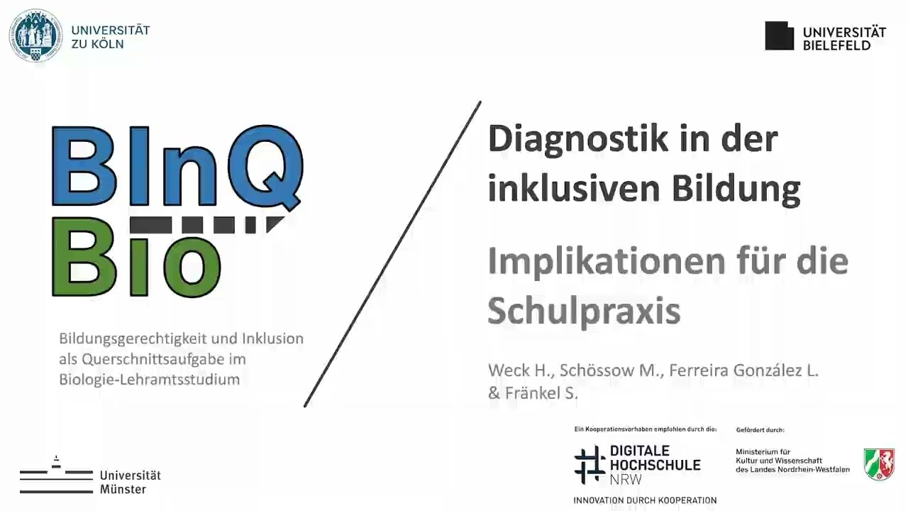 Diagnostik in der inklusiven Bildung 10 Implikationen für die Schulpraxis