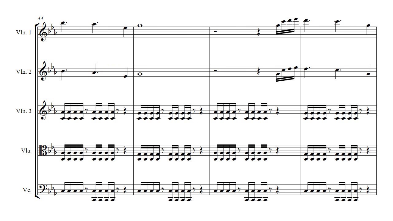 Explosive the Bond String Quartet sheet music
