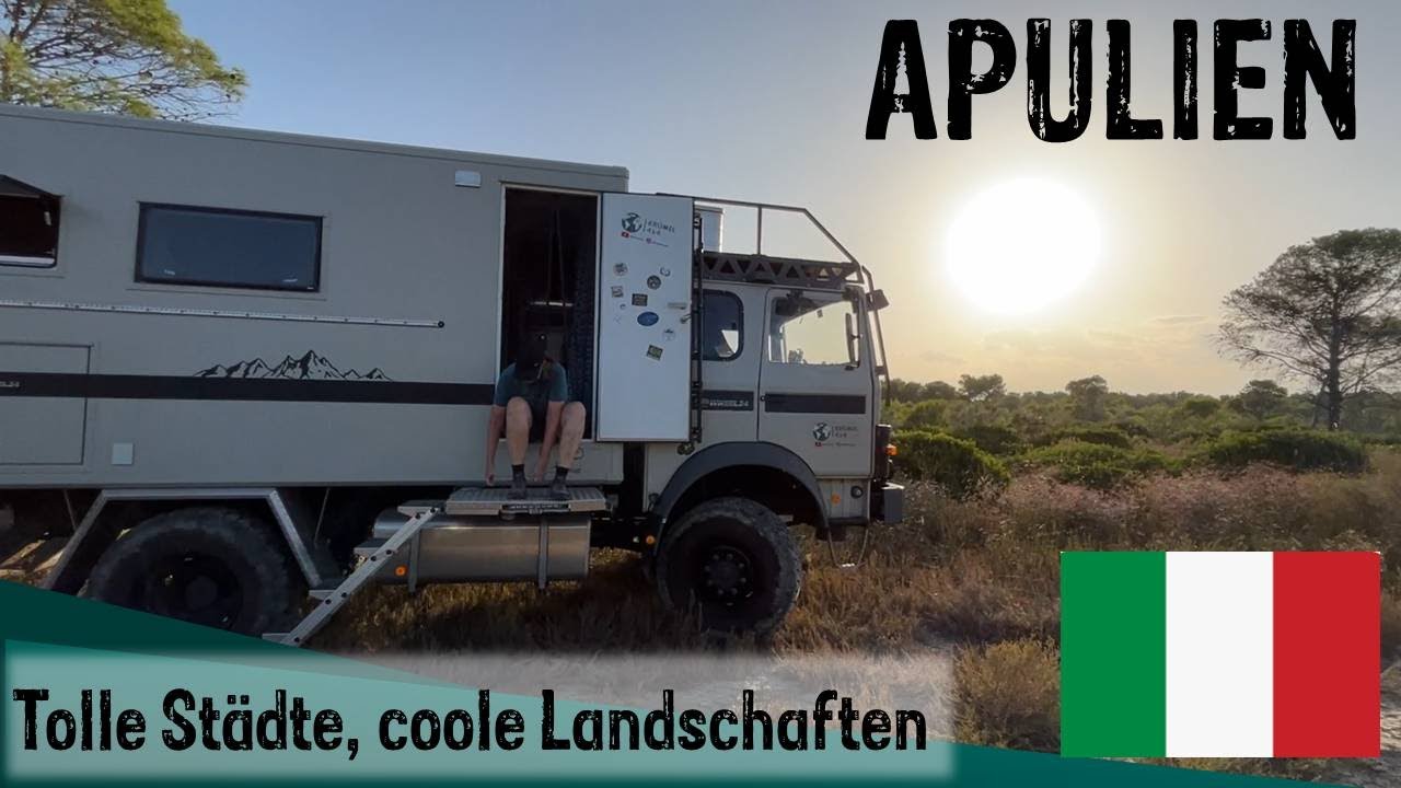 APULIEN - Tolle Städte, schöne Landschaften und ein Offroad-Platz | Gargano | Monopoli | Alberobello