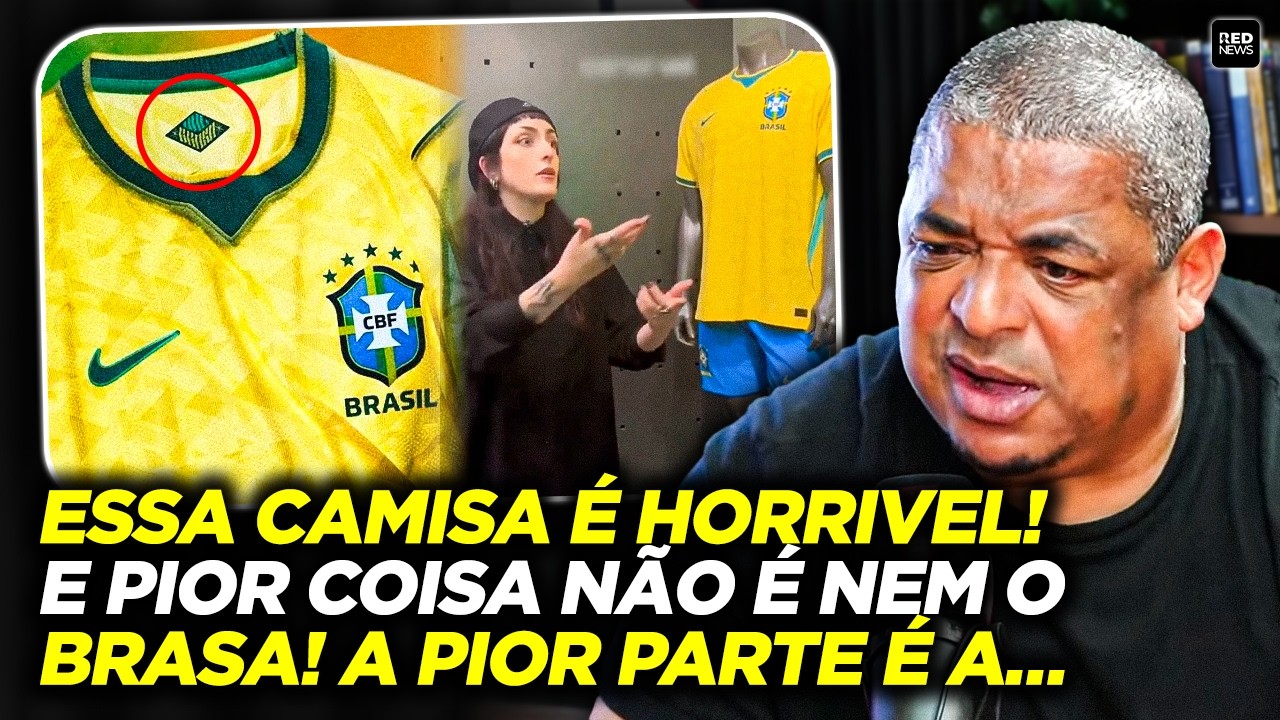 VAMPETA EXP&Otilde;E SUA OPINI&Atilde;O MAIS POL&Ecirc;MICA SOBRE A NOVA CAMISETA DA SELE&Ccedil;&Atilde;O BRASILEIRA&hellip;