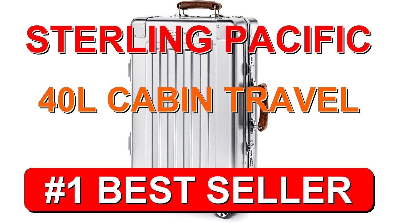 Sterling Pacific 40L Cabin Travel Case  Full Aluminum Four Wheel Carry - B0D92N1KYB