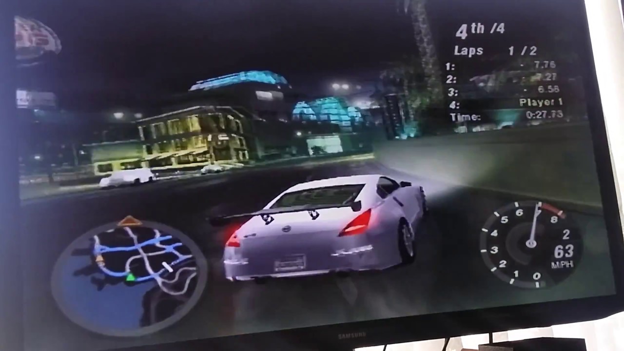 NFS Underground 2 PS2 Demo on real hardware (Old Test)