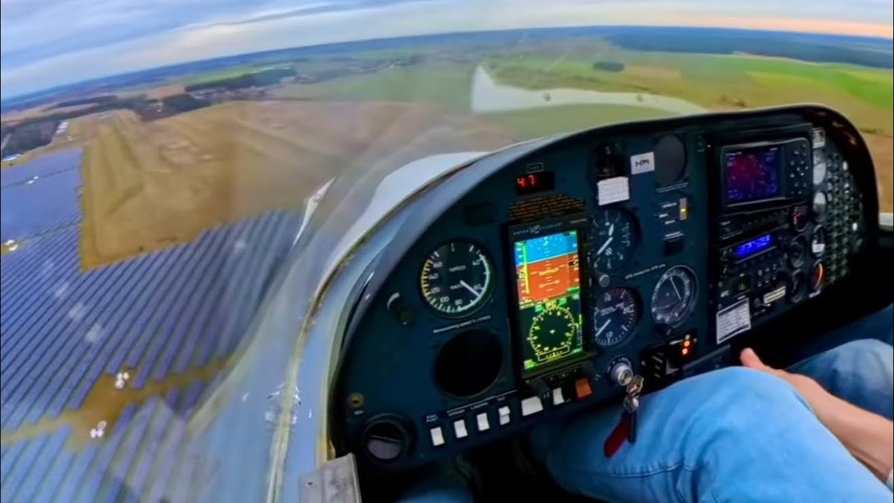 Notlandeübung im Reiseflug #flugschule #aviation #pilot #flying #ppl #emergencylanding