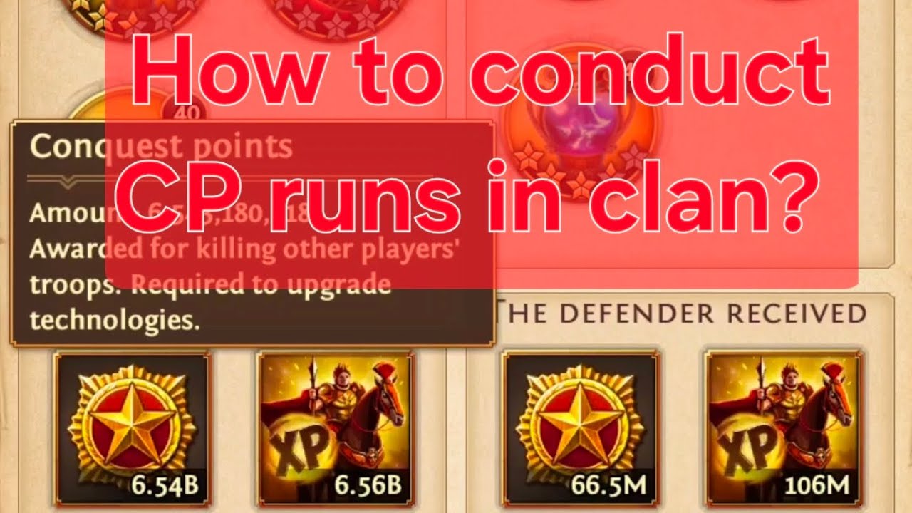 Total Battle - How to arrange CP run? 