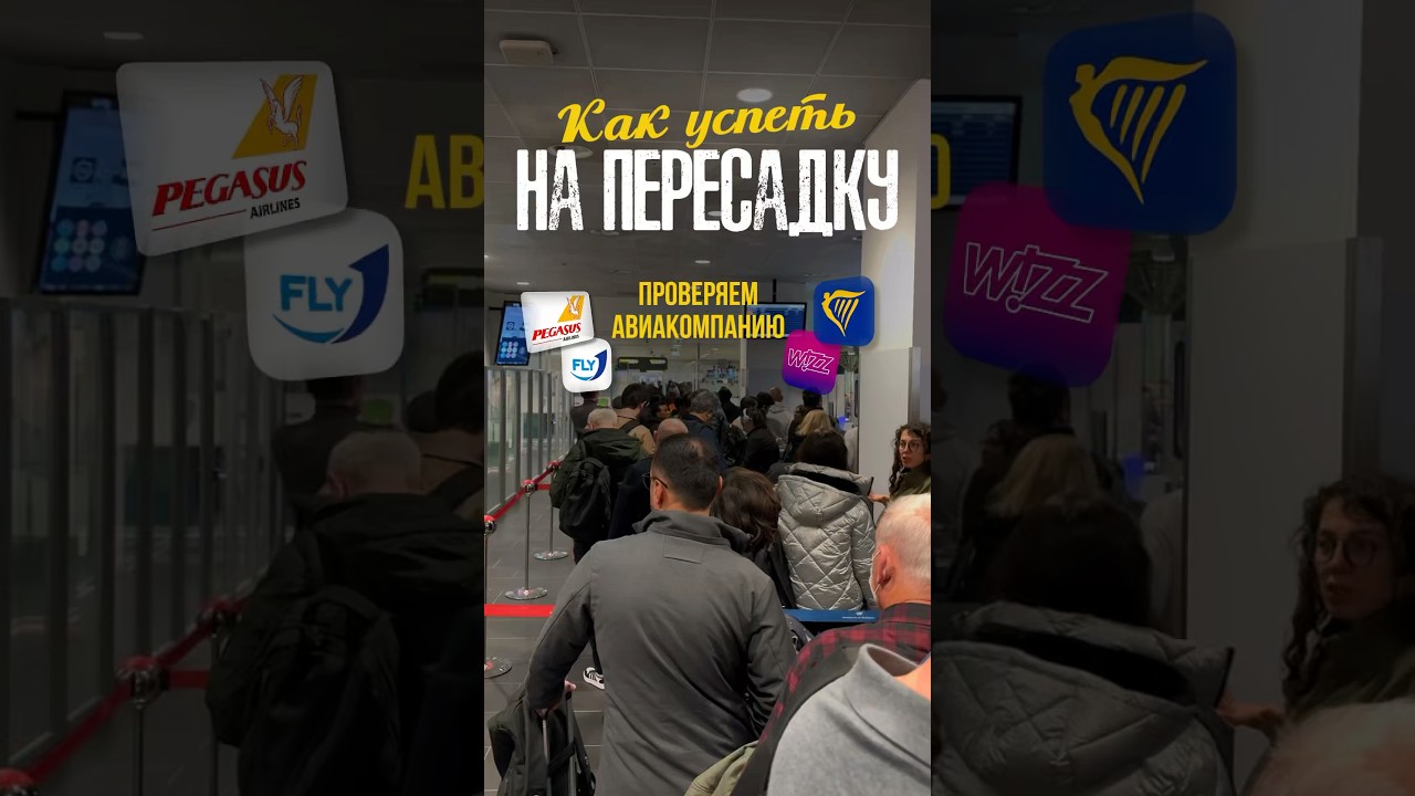 Как успеть на пересадку? Проверяем авиакомпанию.