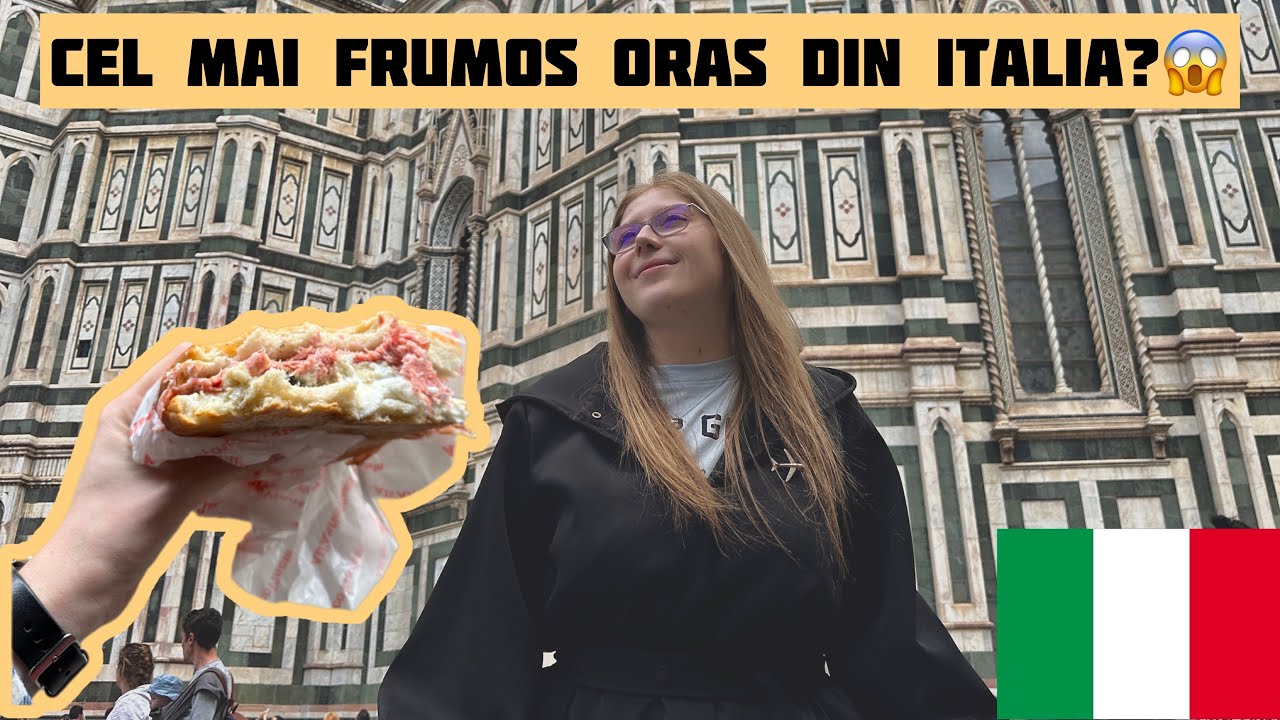 Florenta, locul cu cel mai bun gelato🍦Cu trenul prin Italia 🇮🇹 -Vlog 26