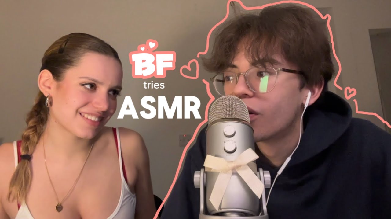 ASMR my BOYFRIEND tries to give my tingles 🥰