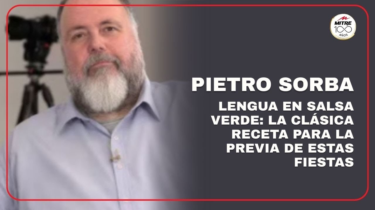 Lengua en salsa verde: la clásica receta de Pietro Sorba para la previa de estas fiestas