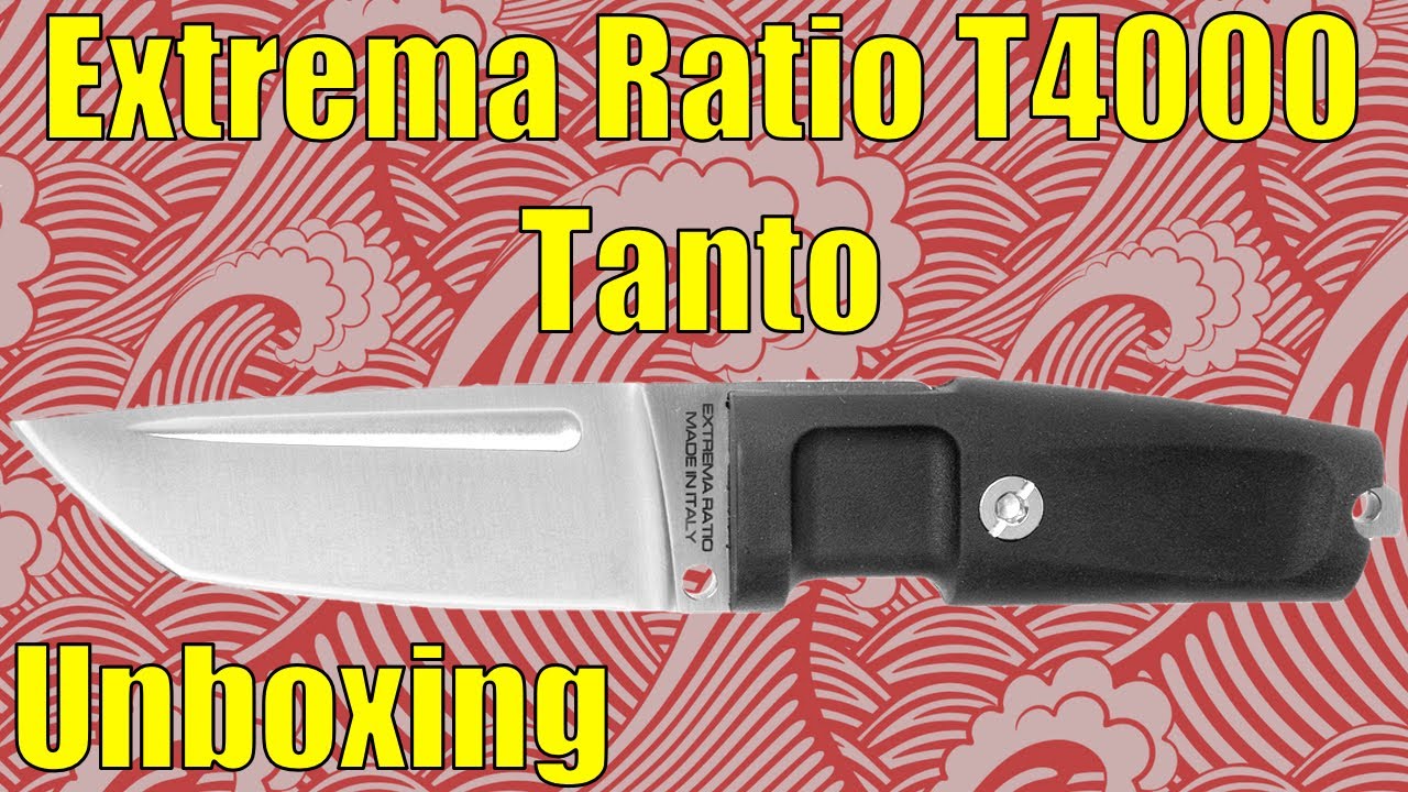 Extrema Ratio T4000 C Tanto Knife - Unboxing