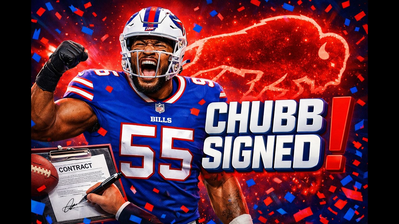 BRADLEY CHUBB SIGNED | Bills Land Probowl Pass Rusher !