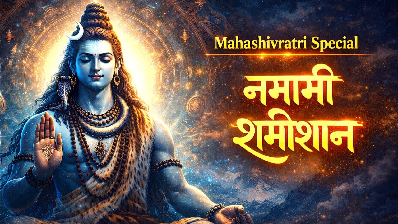 Rudrashtakam Meditation Chant | Namami Shamishan Nirvana Roopam | Powerful Shiva Mantra