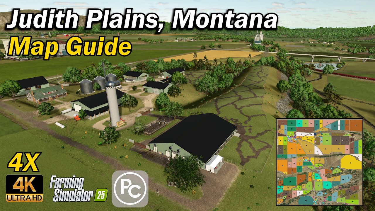 Judith Plains Montana 4X | Map Guide | Farming Simulator 25