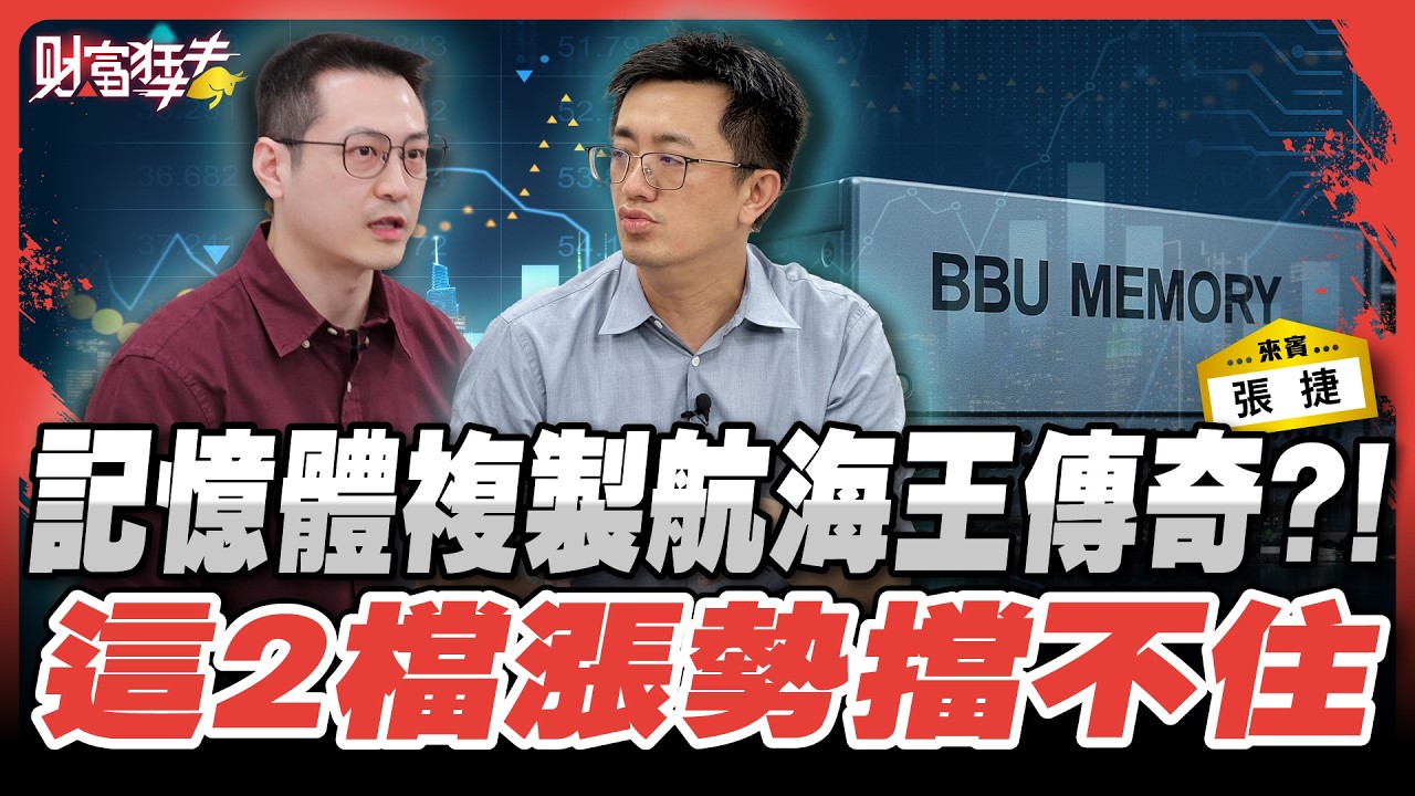 記憶體複製航海王傳奇?! 這2檔漲勢擋不住｜楚狂人 ft. 產業隊長  張捷｜財富狂犇｜玩股網20251115