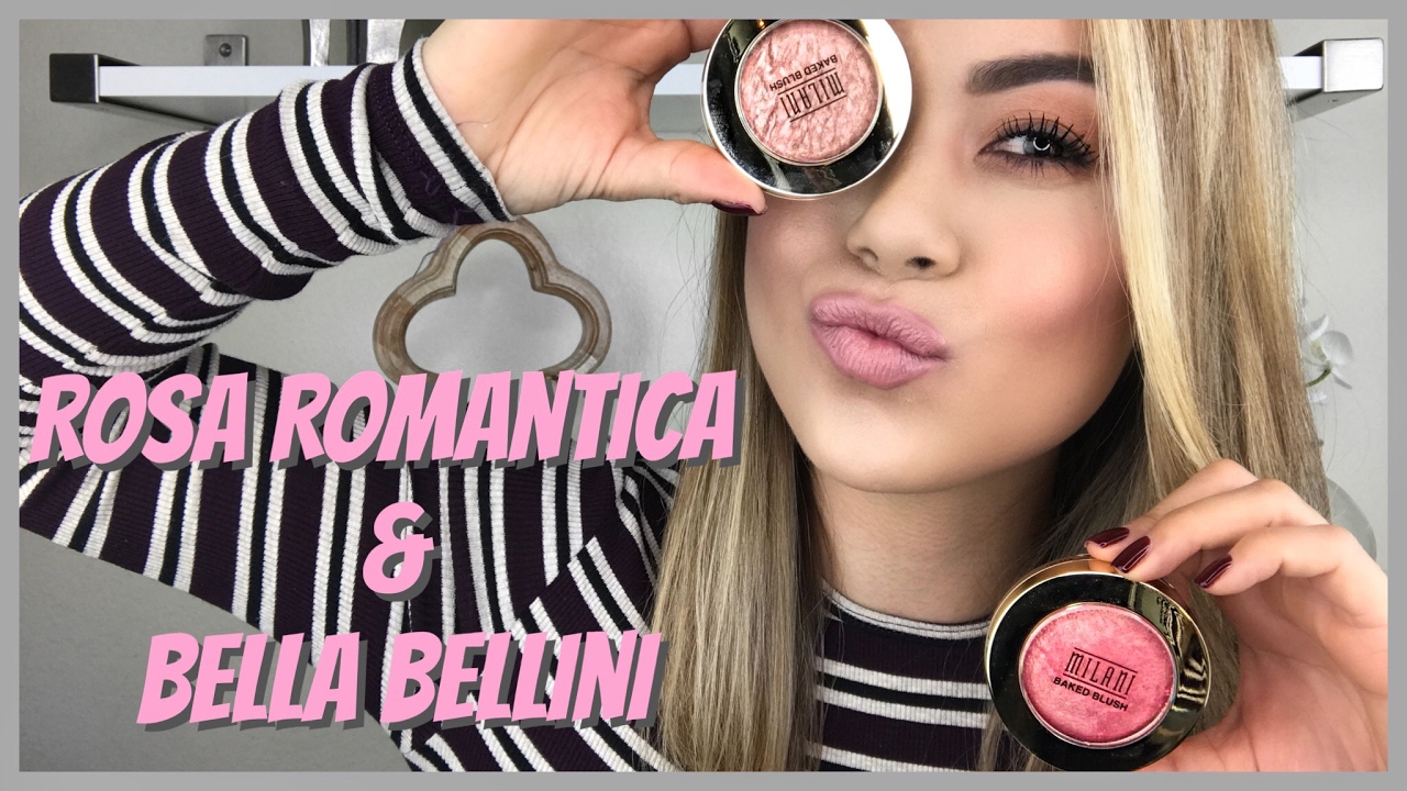 New Milani Blushes | Rosa Romantica & Bella Bellini - Swatch and Review