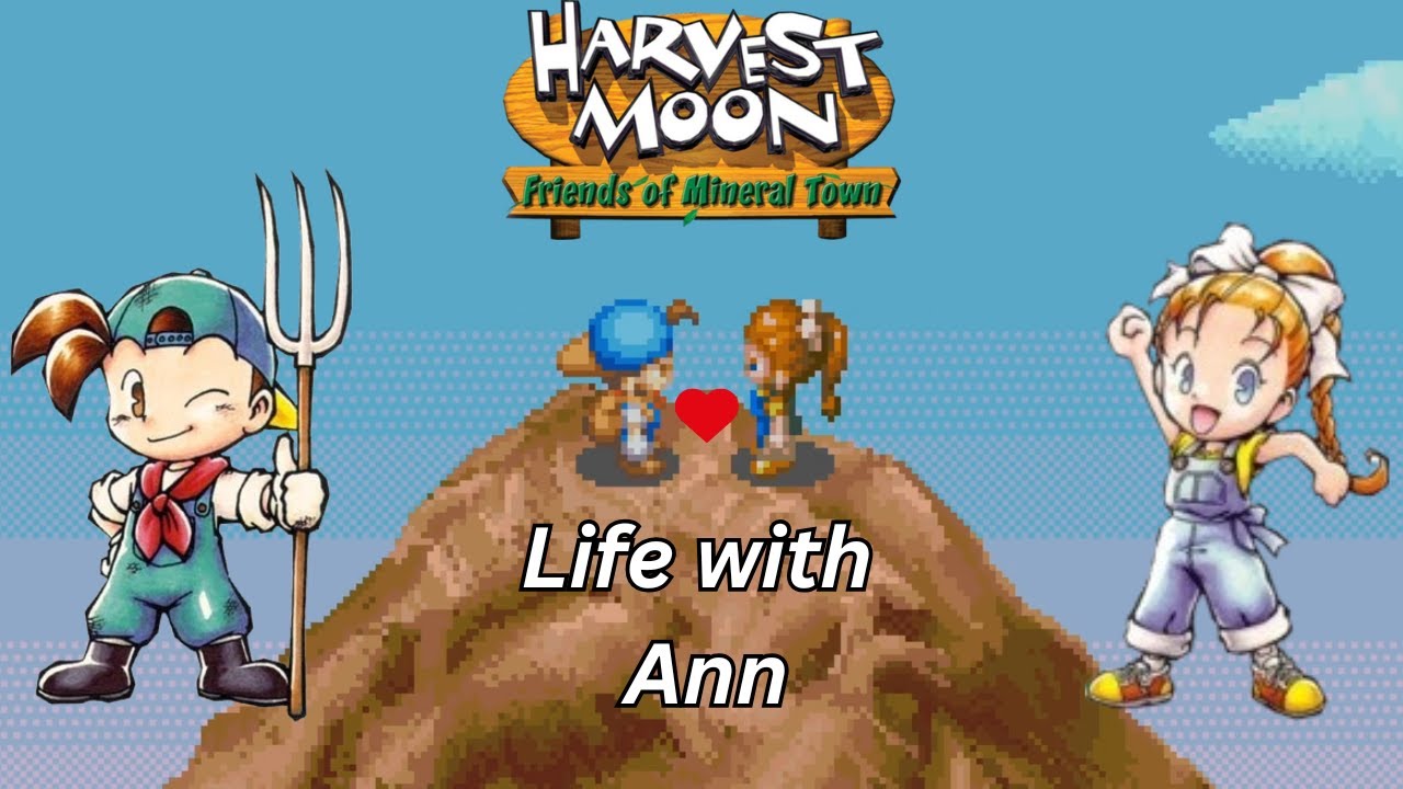 Harvest Moon: Friends of Mineral Town - Ann (Events, Dialogue, Marriage)