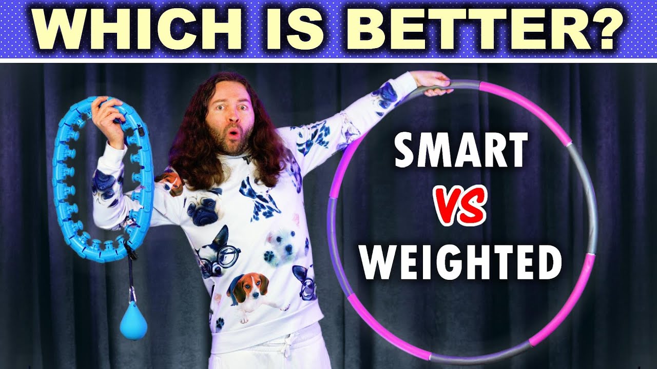 Smart Hula Hoops VS Weighted Hula Hoops Comparison Review (Which Is Best For Workouts & Weight Loss)