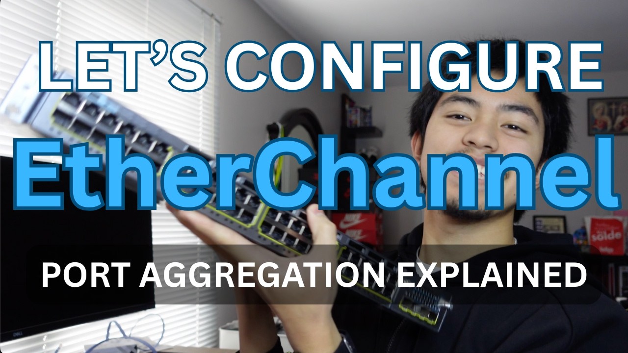 How to Configure EtherChannel on a REAL Cisco Switch | CCNA Basics