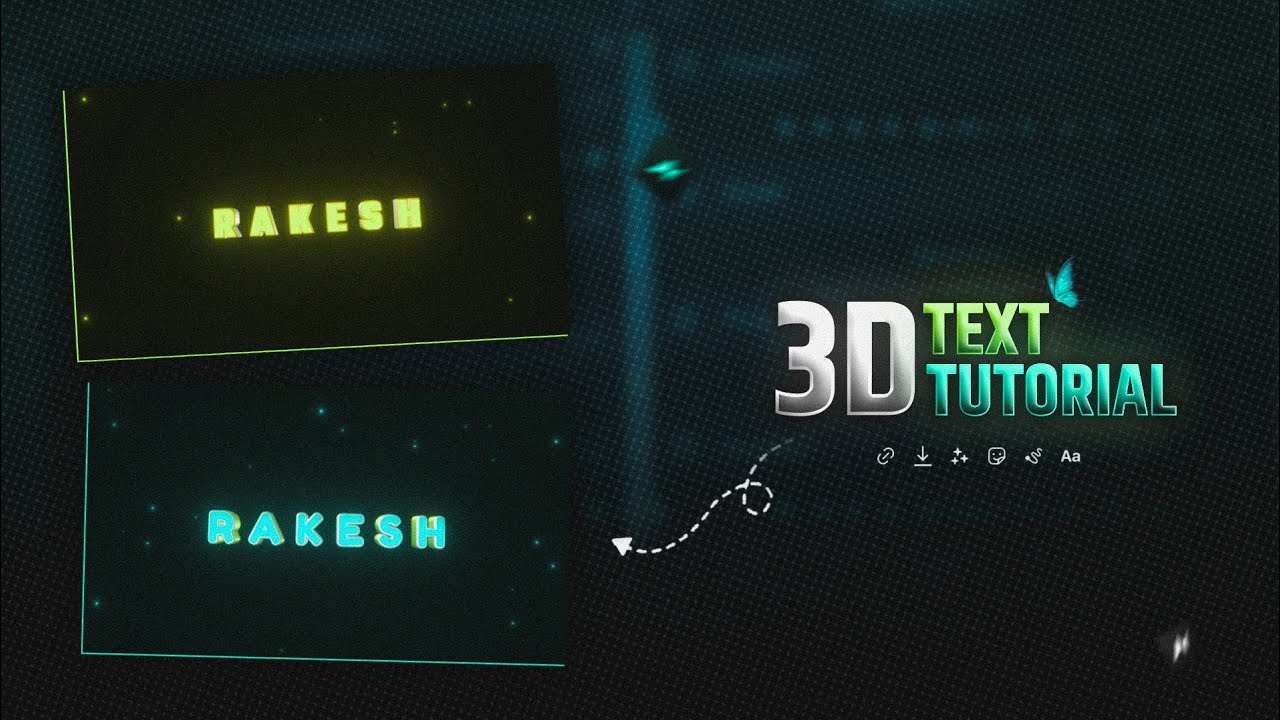 3D Text Tutorial in Node Video | Mobile 3D Video Editing with Node Video App