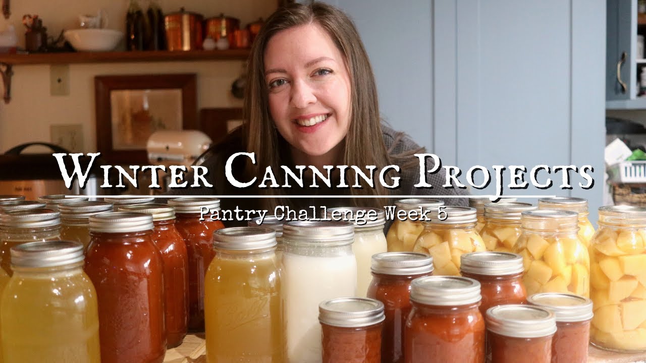 Week 5 of the Pantry Challenge | BIG Canning Project!  #threeriverschallenge