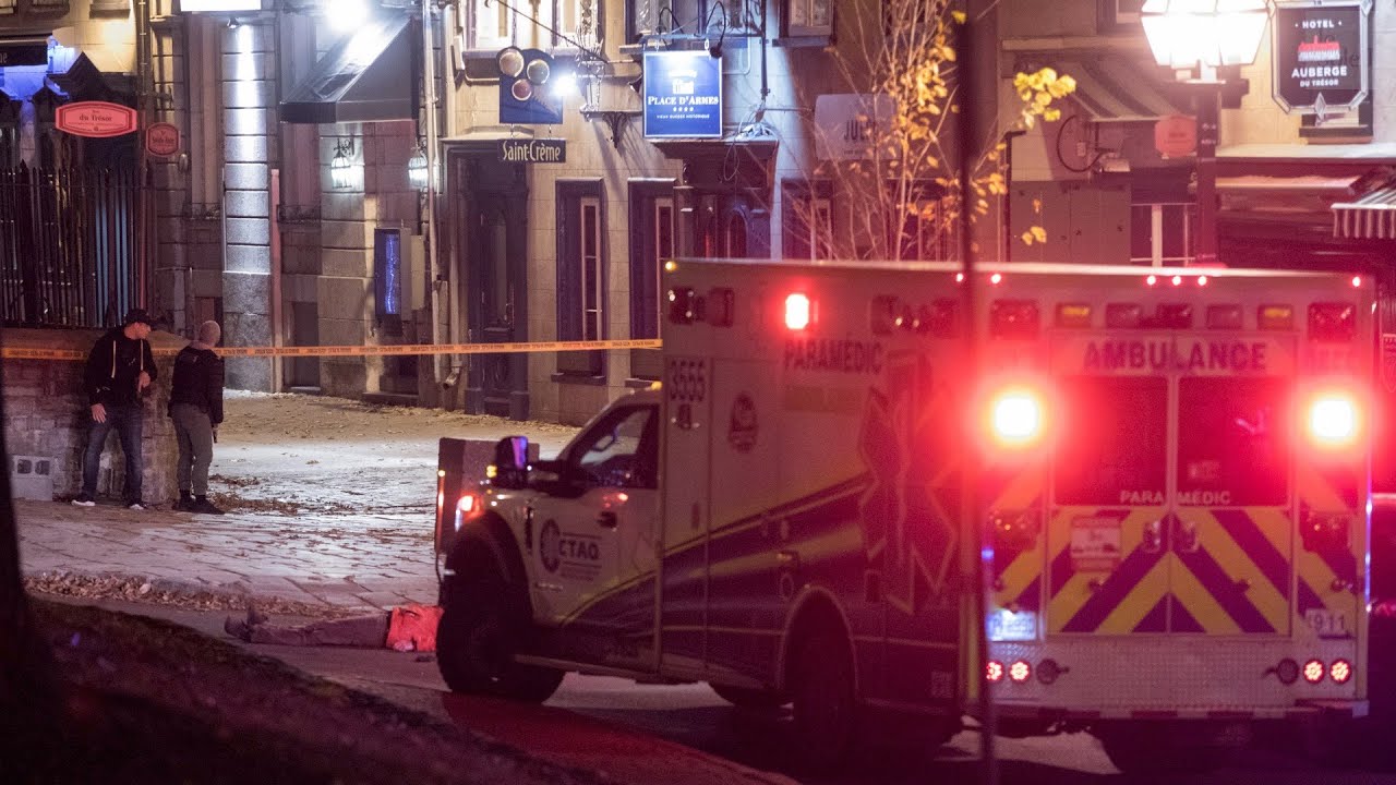 Deux morts et cinq blessés dans le Vieux Québec: le suspect arrêté
