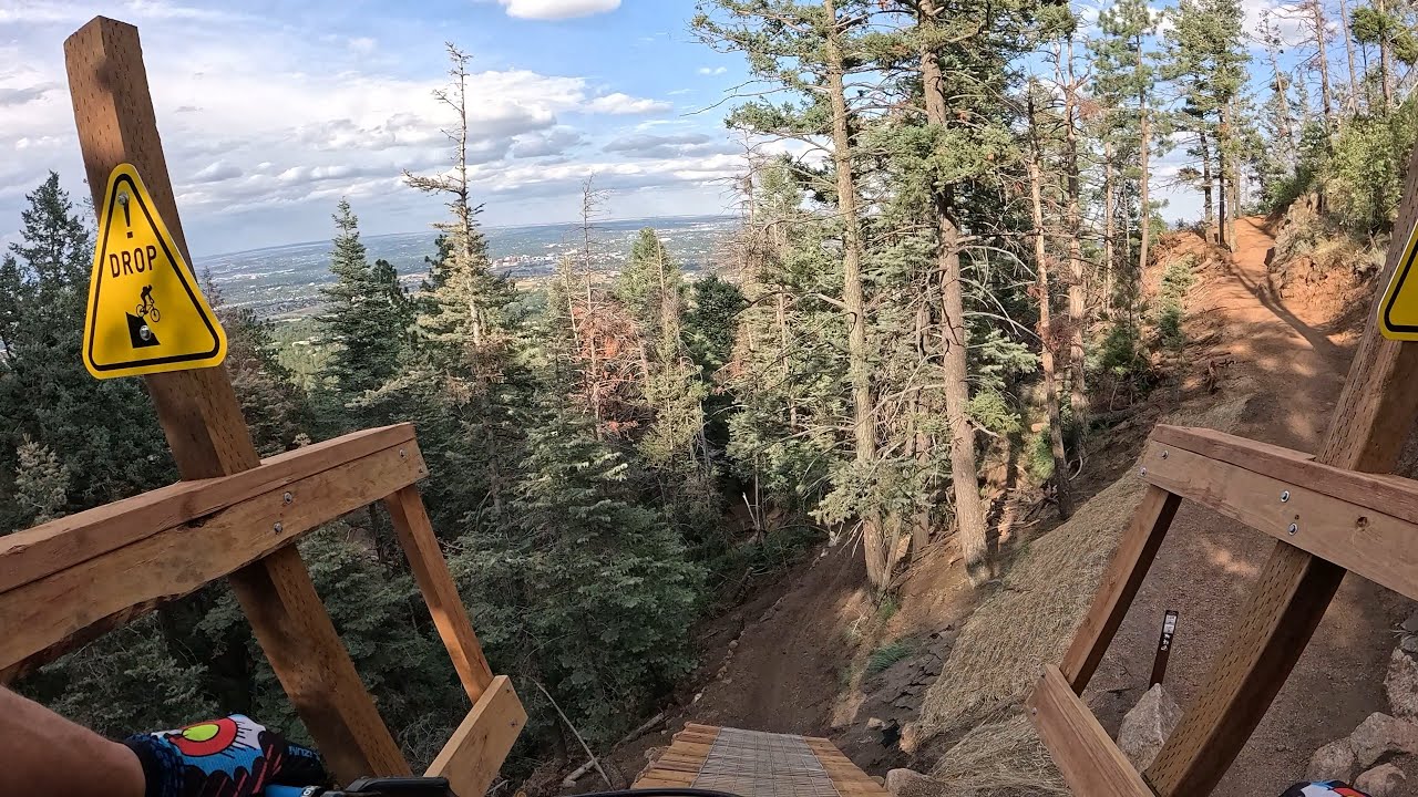 Captain Morgans downhill only trail in Colorado Springs #mtb #gopro12 #mountainbike