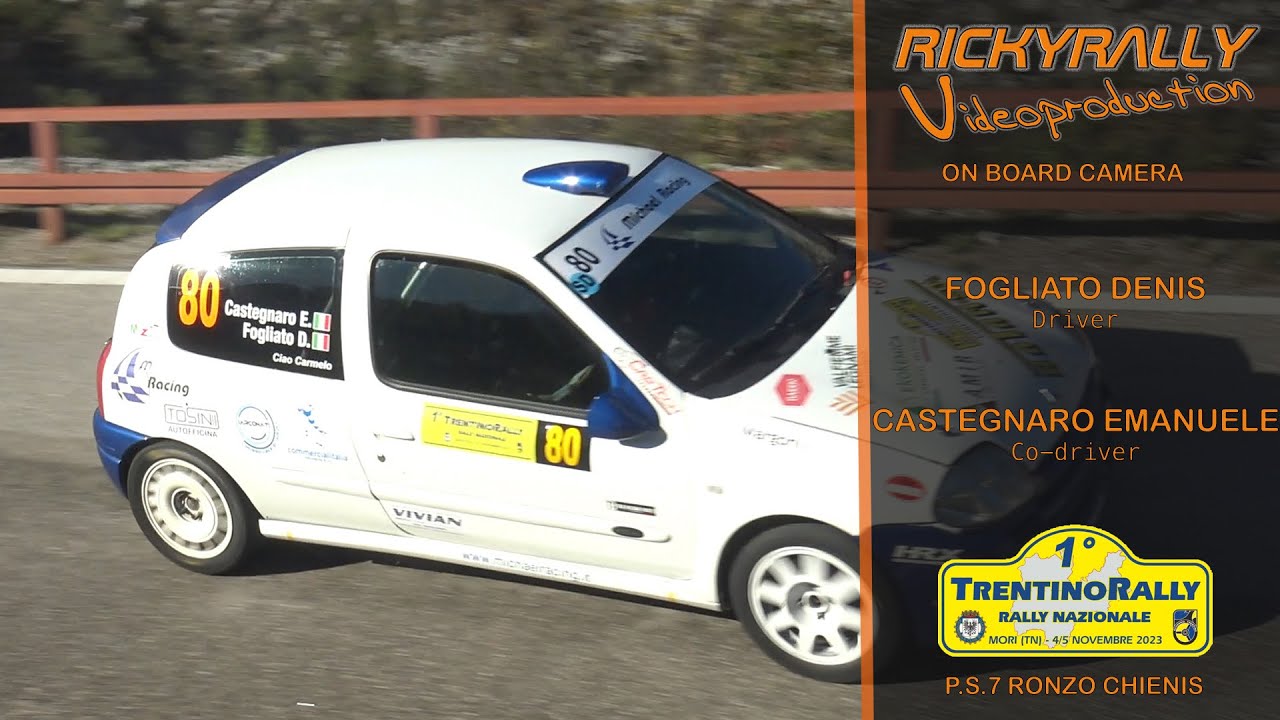OBC FOGLIATO - CASTEGNARO // 1° Trentino Rally 2023 // P.S.7 Ronzo Chienis