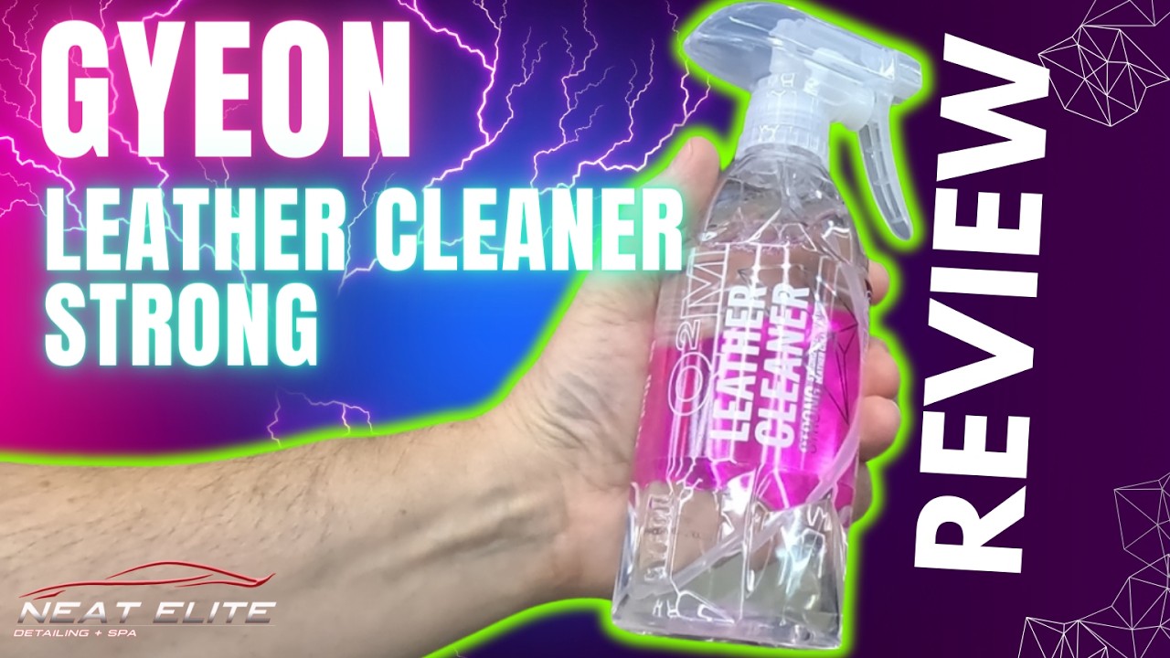 The BEST Leather Cleaner? Gyeon LEATHER Cleaner STRONG Review