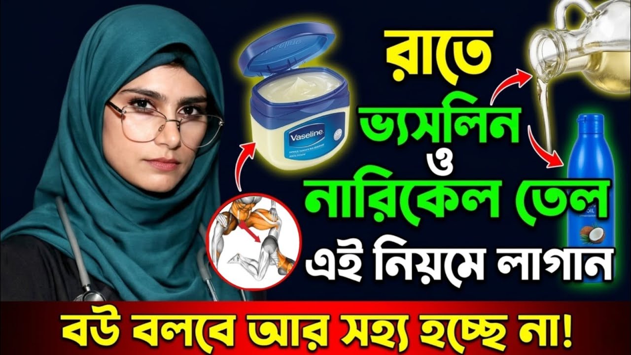 ভ্যাসলিন ও নারিকেল তেল ব্যবহার করলে কী হয়? ৯০% মানুষ জানে না! Vaseline Coconut Oil Health Benefits 