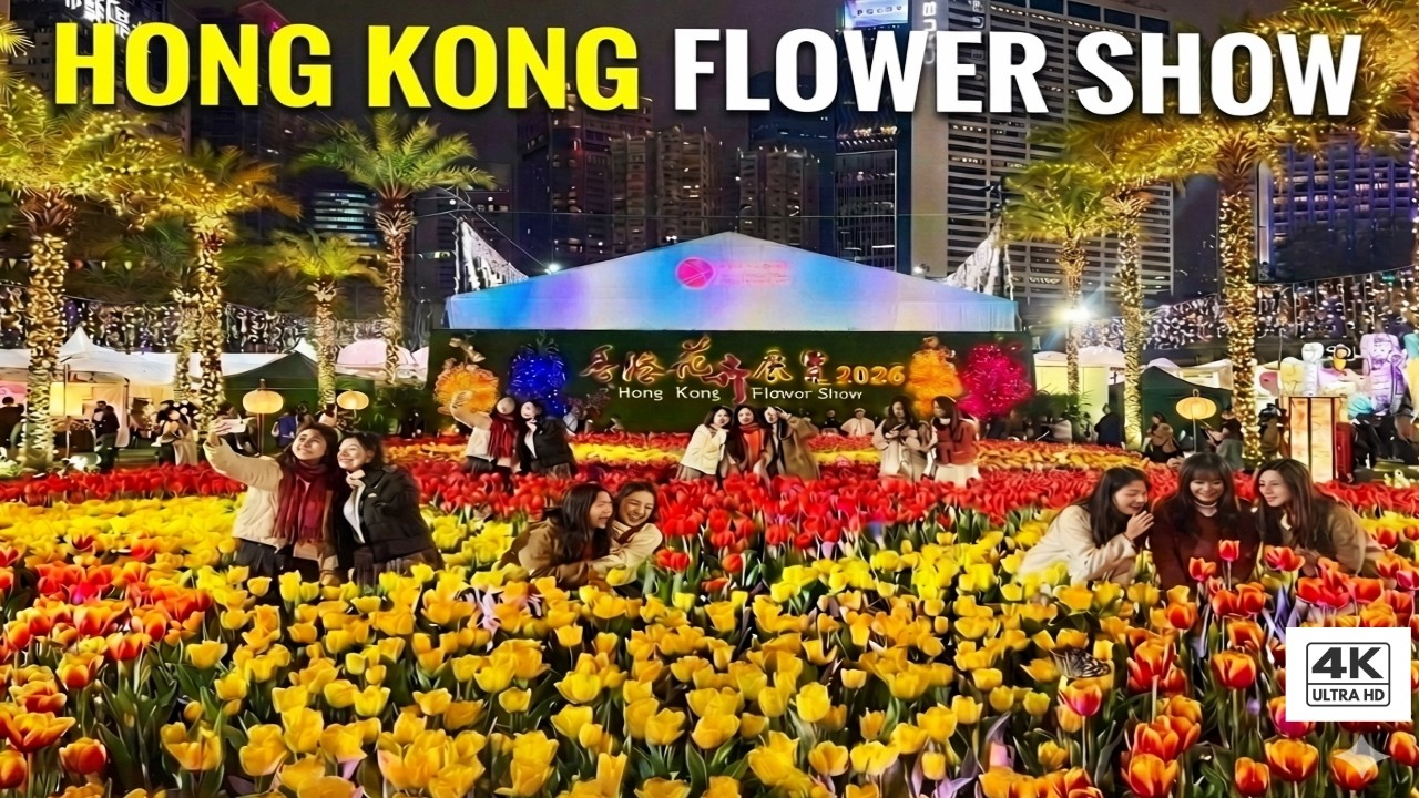 HONG KONG FLOWER SHOW 2026 🌷 Victoria Park  Walkthrough