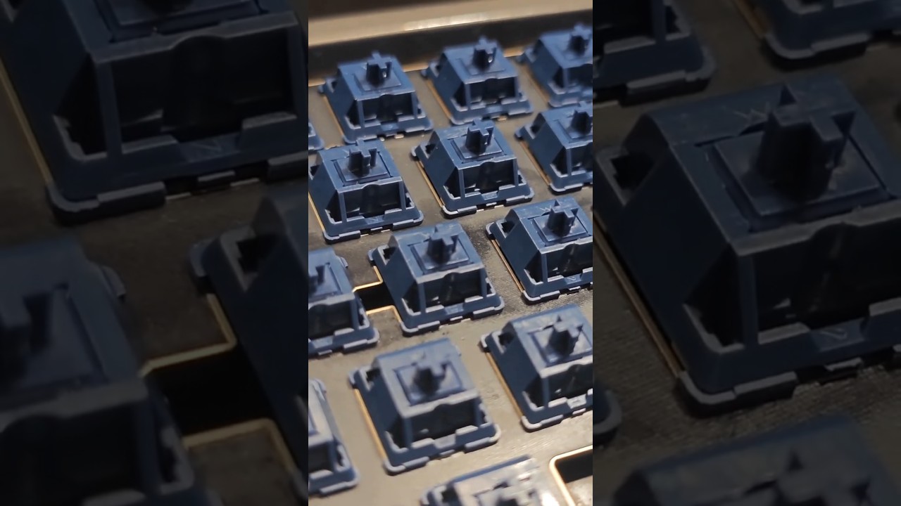 Wuque studio light tactiles switch sound test and unboxing #keyboard