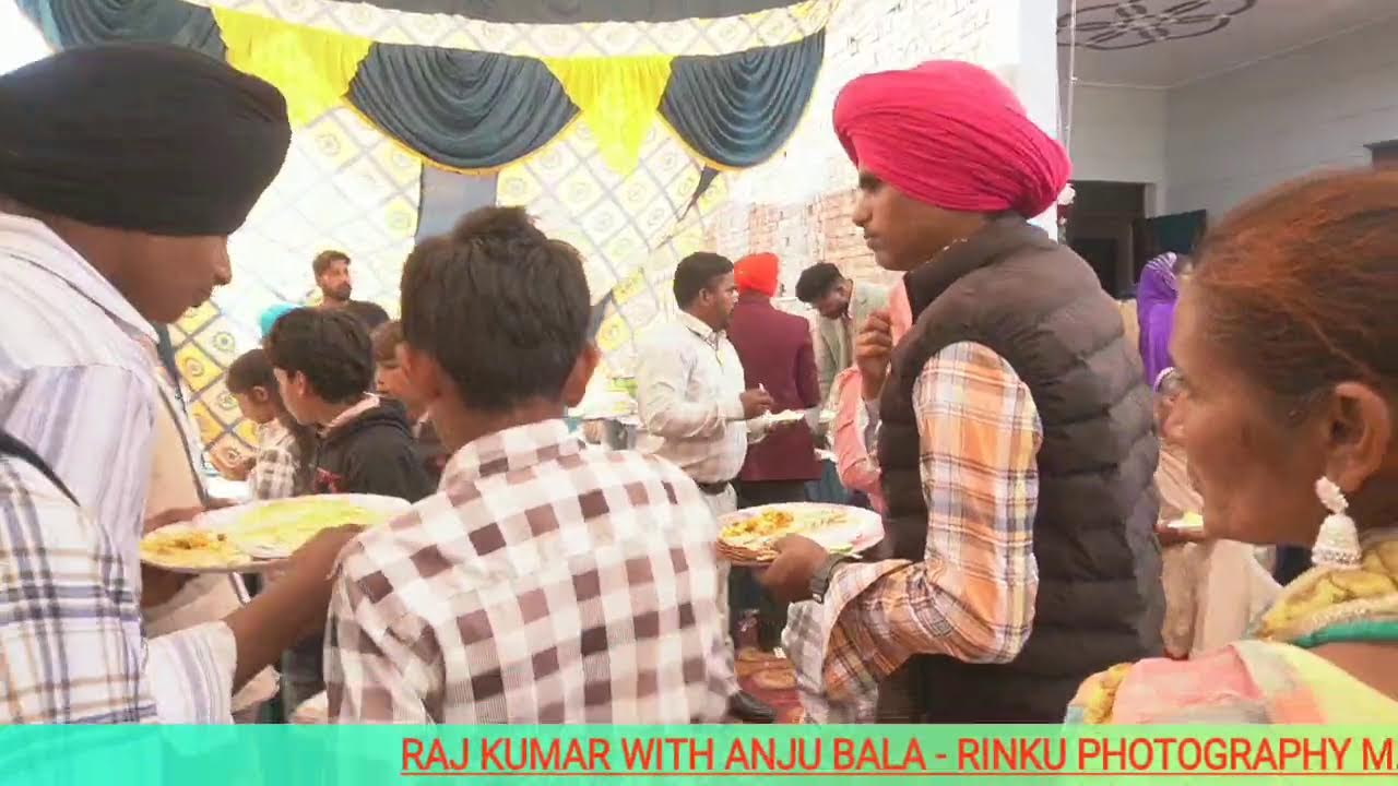 Live Shagun ceremony - Raj Kumar with Anju Bala - Rinku Photography M. 9914887564