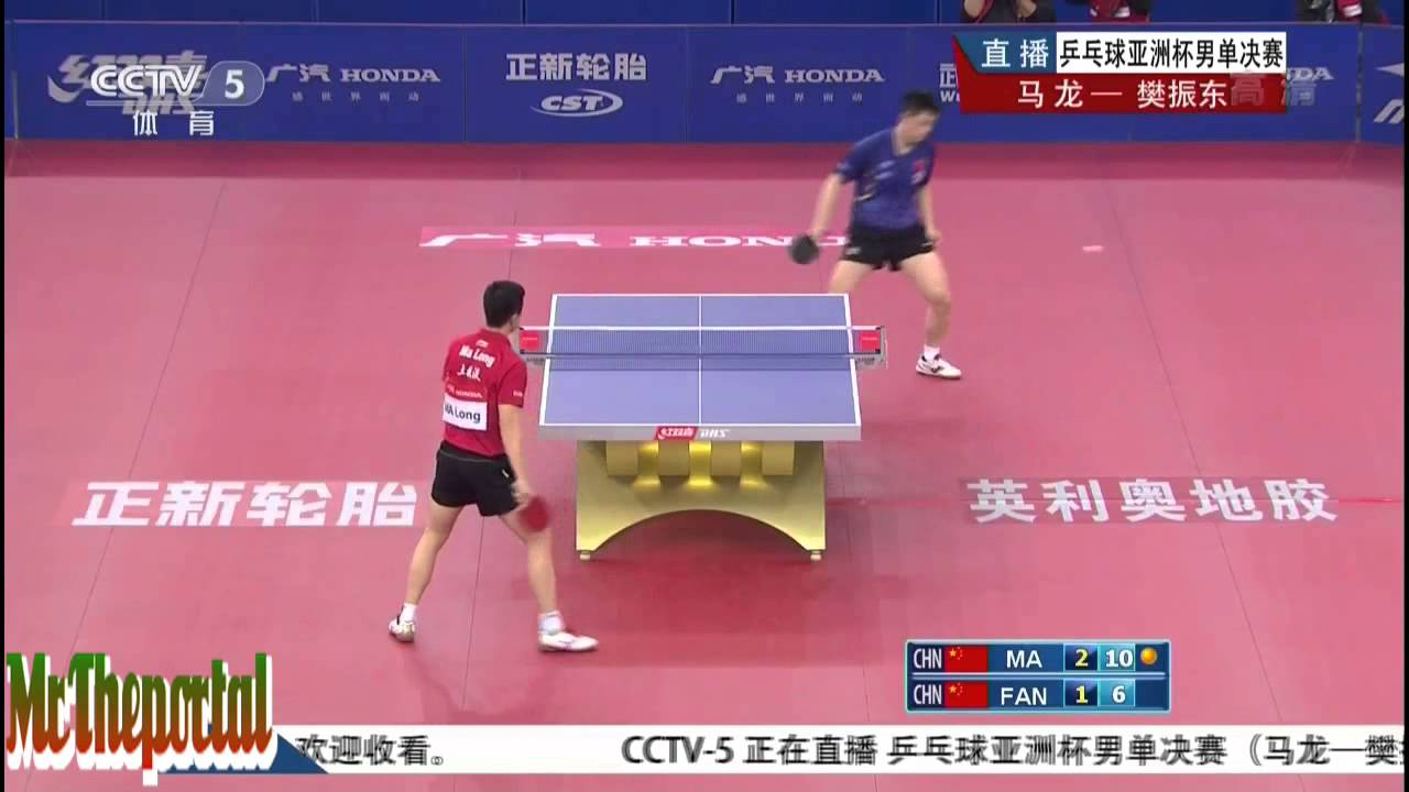 Asian Cup 2014 FINAL (HD) - Ma Long Vs Fan Zhendong -