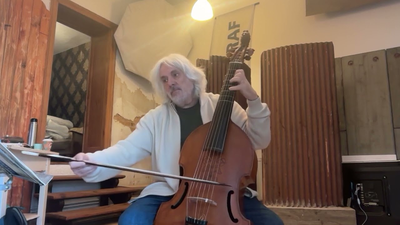 Sarabande in d minor, Sainte-Colombe (Tournus ms.), performed by Russ Hodge, viola da gamba