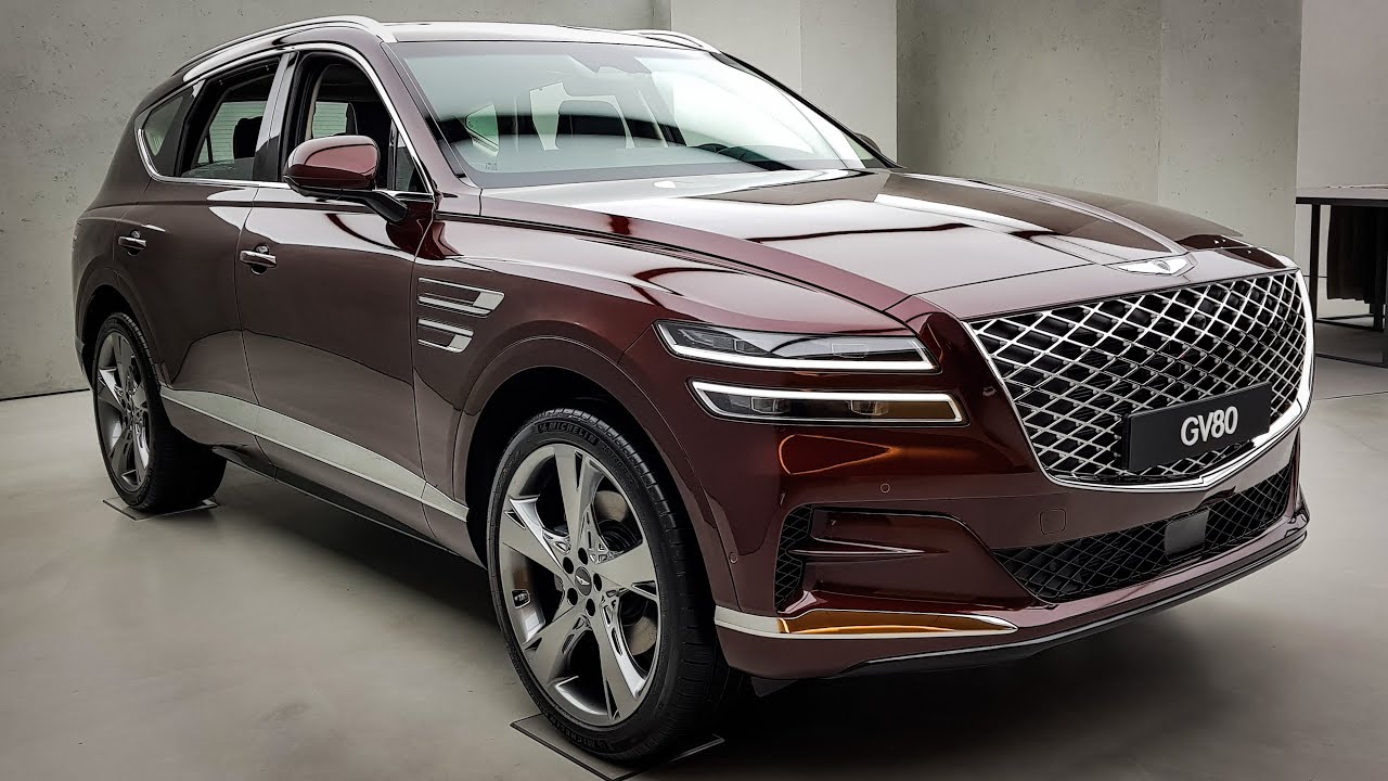 FIRST GENESIS SUV - 2021 Genesis GV80 Interior&Exterior First Look (5&7 Seat Configuration)