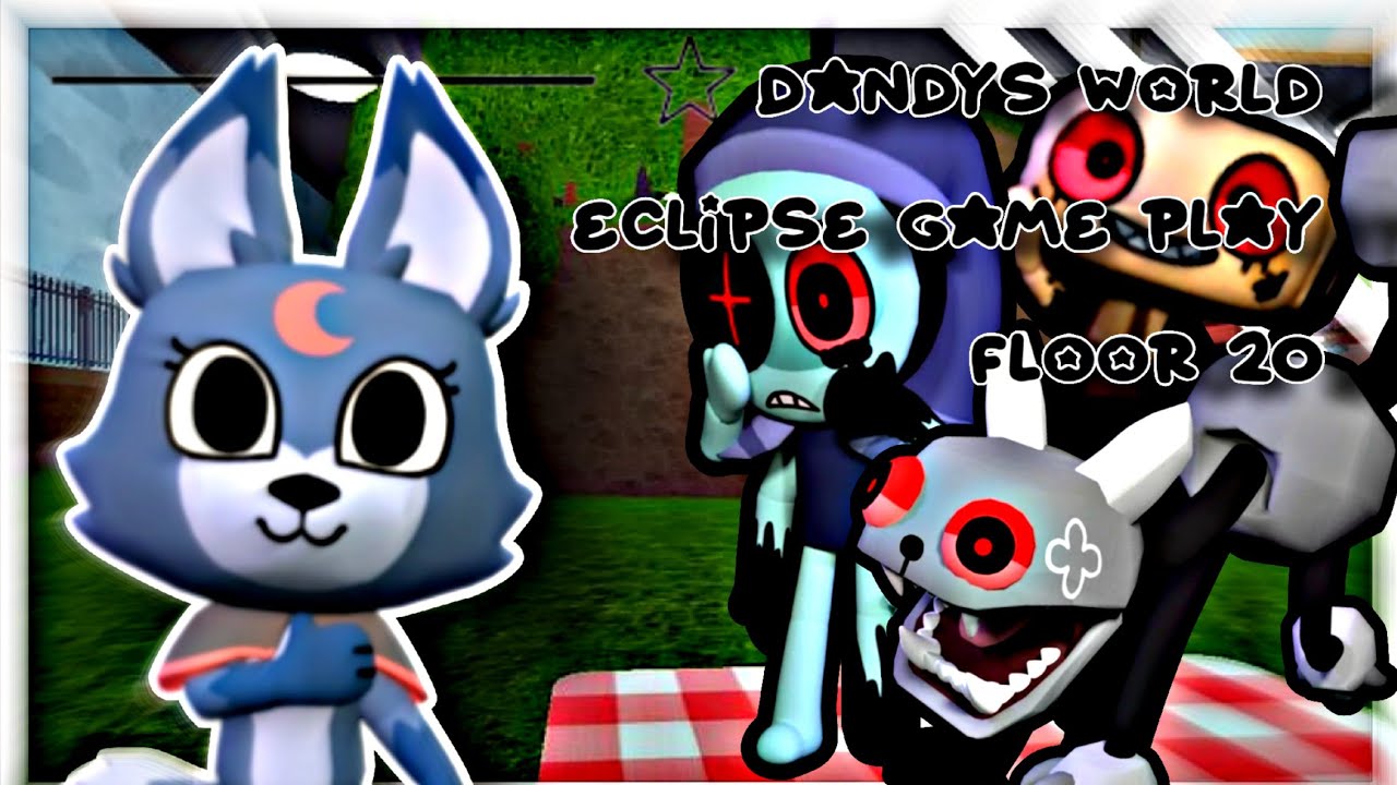 Геймплей Dandy's World Eclipse // 20 этаж // Публичный забег