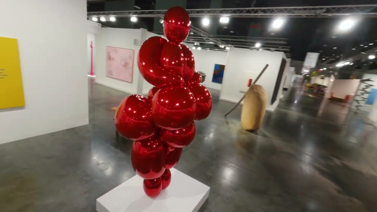 Take a drone flight through Art Basel Miami Beach 2025