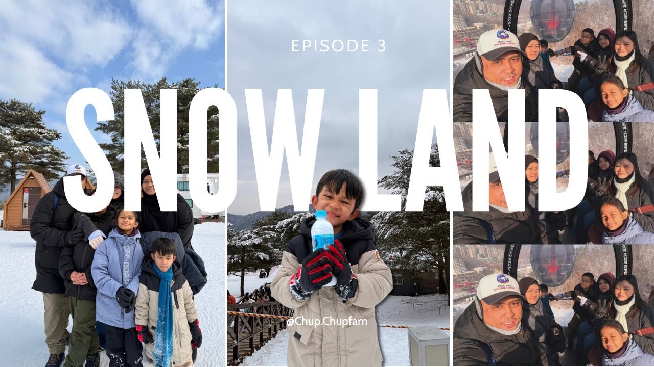 Snowland in Korea ❄️ - Family Winter Trip! 