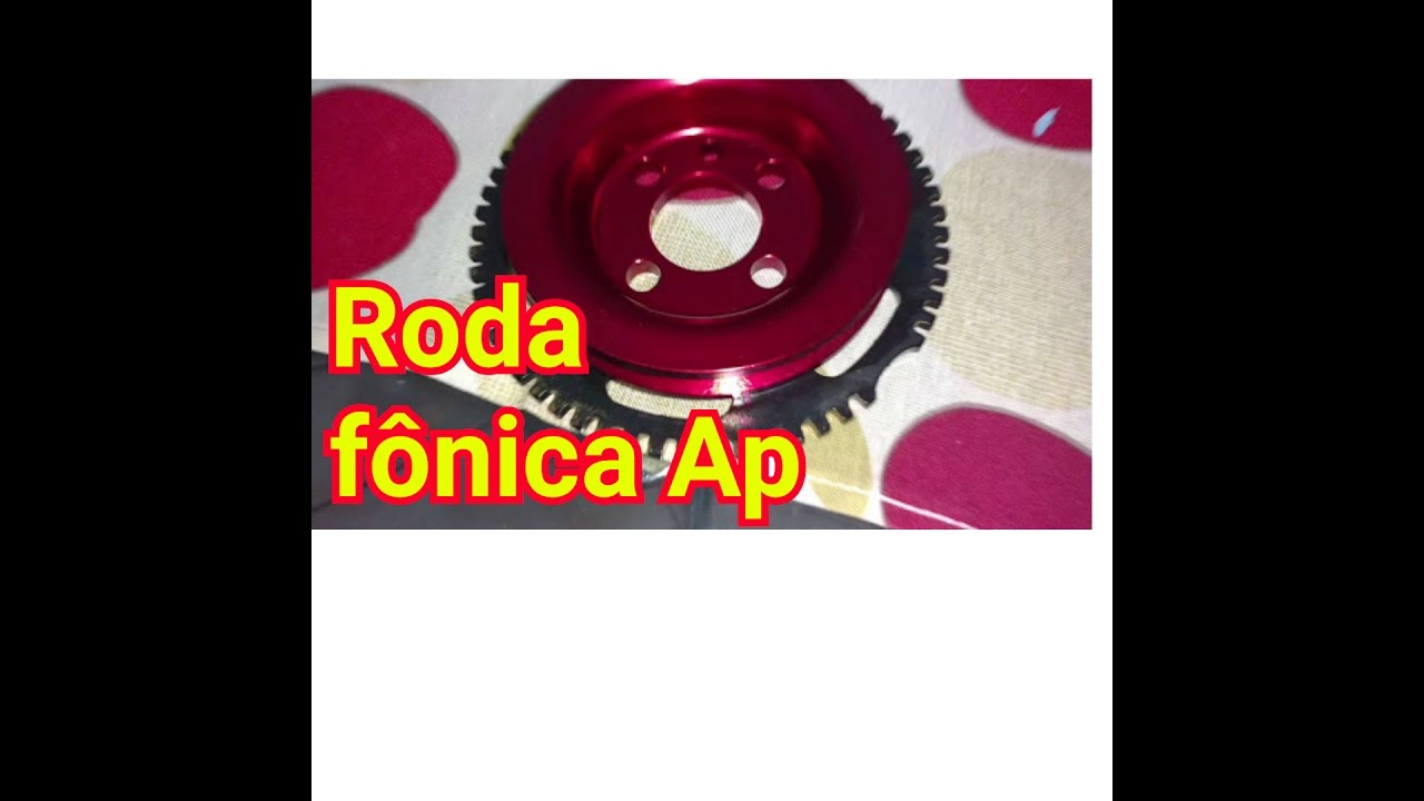 Roda fônica instalada no ap.