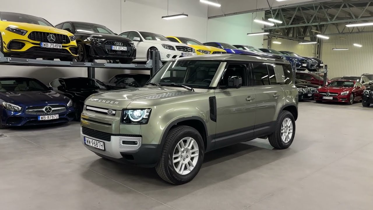 Land Rover Defender 3.0D I6 200 KM AWD Auto S 110, 2023. Wideoprezentacja.