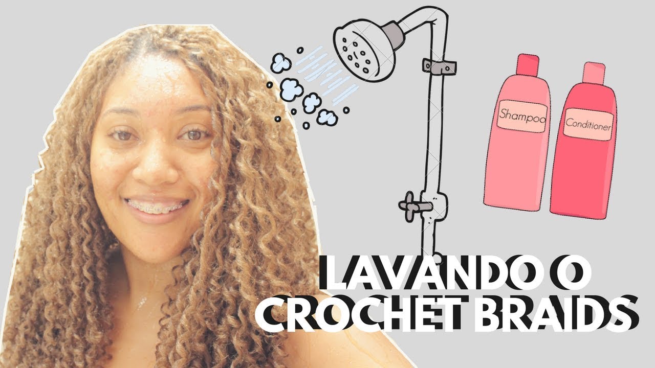 # CROCHET BRAIDS LAVANDO E FINALIZANDO CABELO SINTÉTICO - POR: Mariiana Reis ❤
