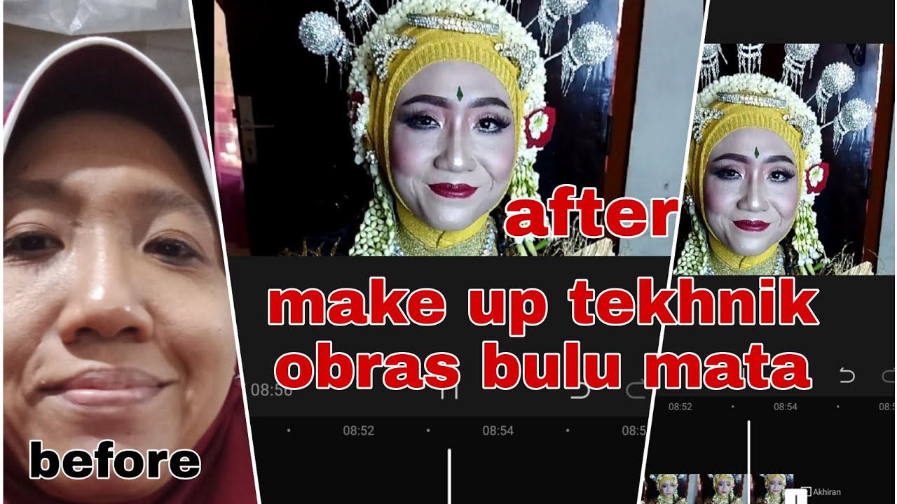 TUTORIAL OBRAS BULU MATA, DI WEDDING RISMA UMI