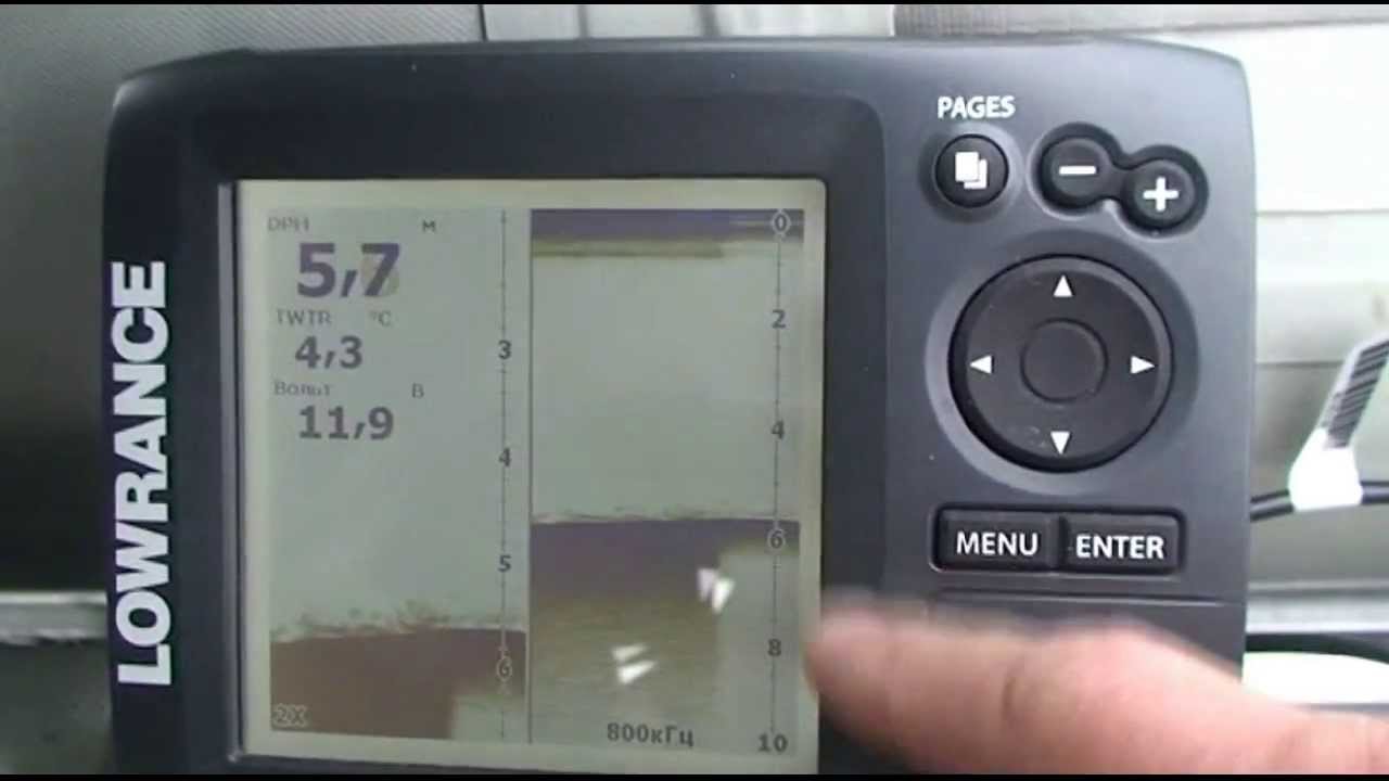 Как настроить эхолот LOWRANCE MARK 5 dsi (часть 2)