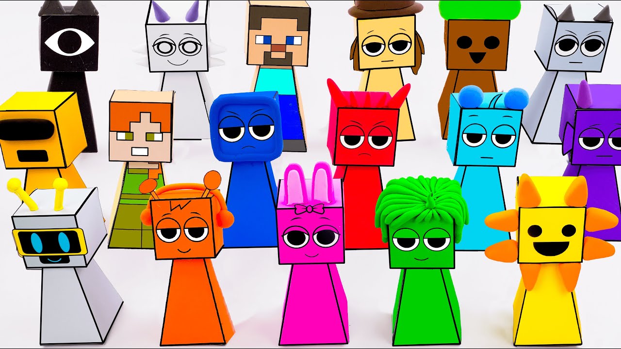 💖Paper DIY💖 Making Incredibox SPRUNKI BLIND BOX Unboxing | How To Make by Mr.Blind Bag ASMR