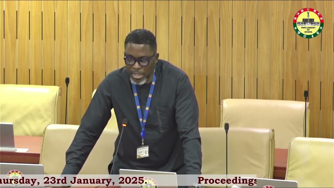 MP for Gomoa Central, Kwame Asare Obeng A Plus delivers his maiden speech on the floor of Parliament