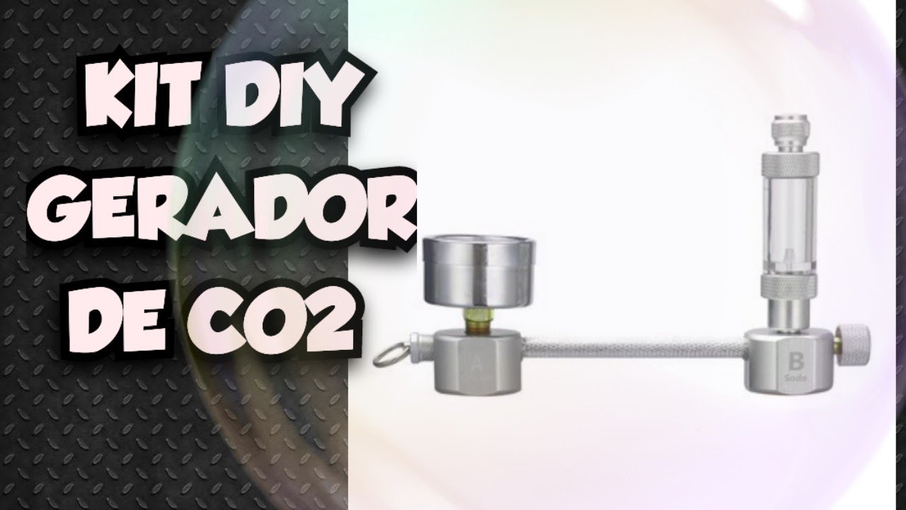🟢 KIT DIY SISTEMA DE CO2 CASEIRO. |  CO2 GENERATOR SYSTEM KIT DIY