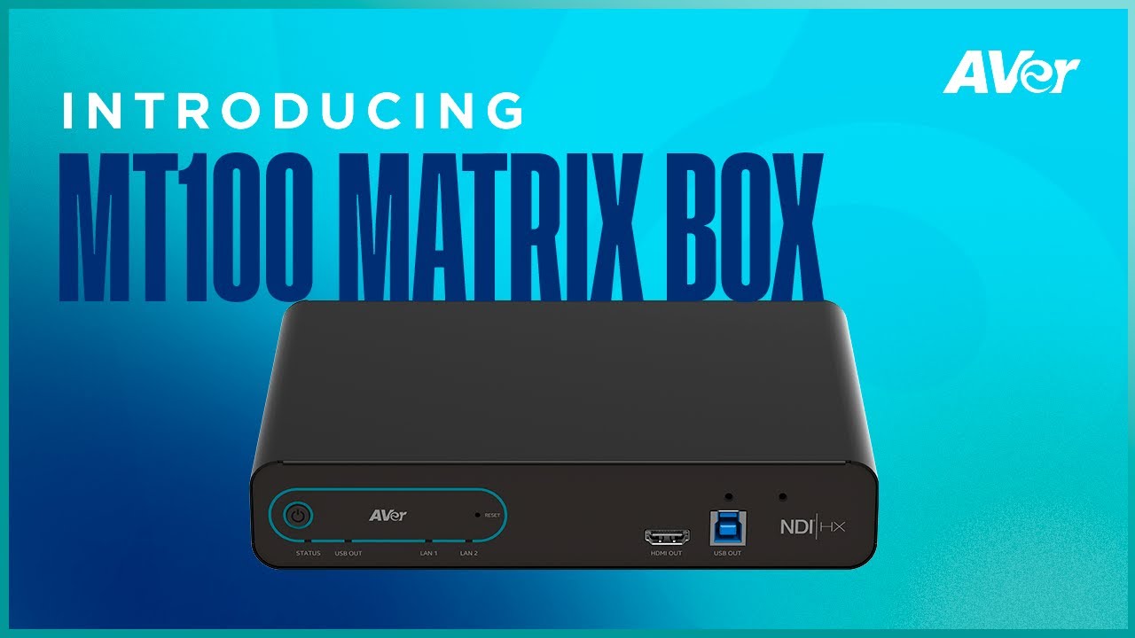 MT100 Matrix Step-by-Step Configuration | AVer Europe