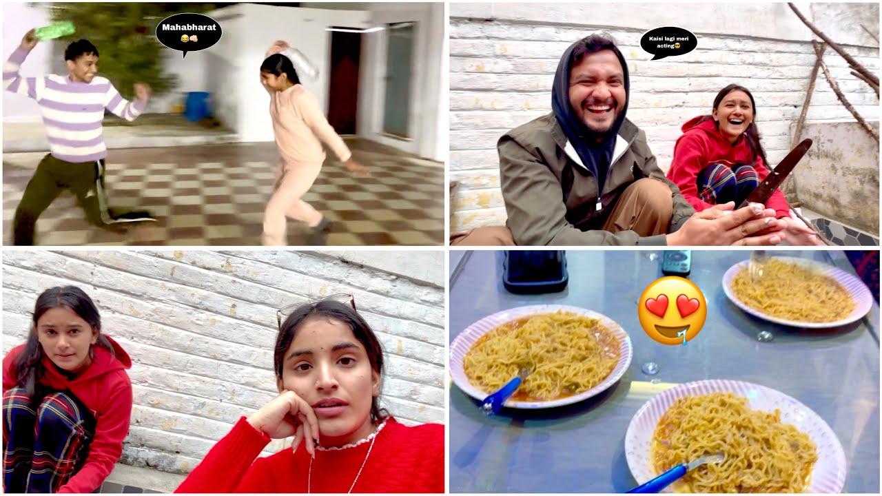 Bhai behn mai hui Mahabharat😂❤️||Jimmy bhaiya ki acting toh kamaal ki hai🤣#jammu #funny #familyvlog 