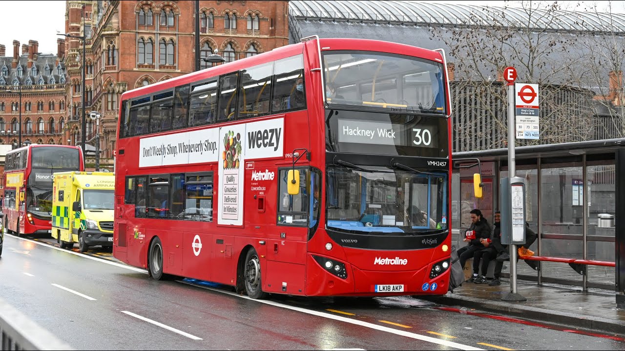 London's Buses at Kings Cross 28th December 2021
