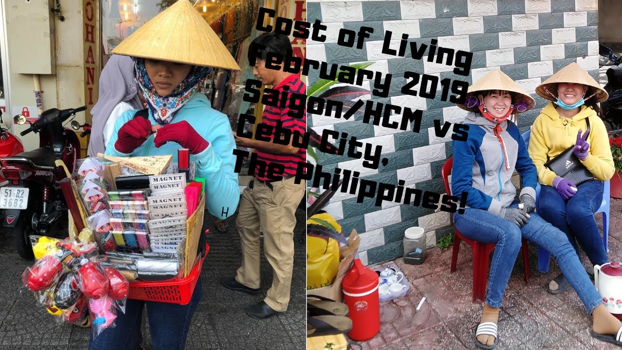 Cost of living for February, 2019 HCM/Saigon vs Cebu City