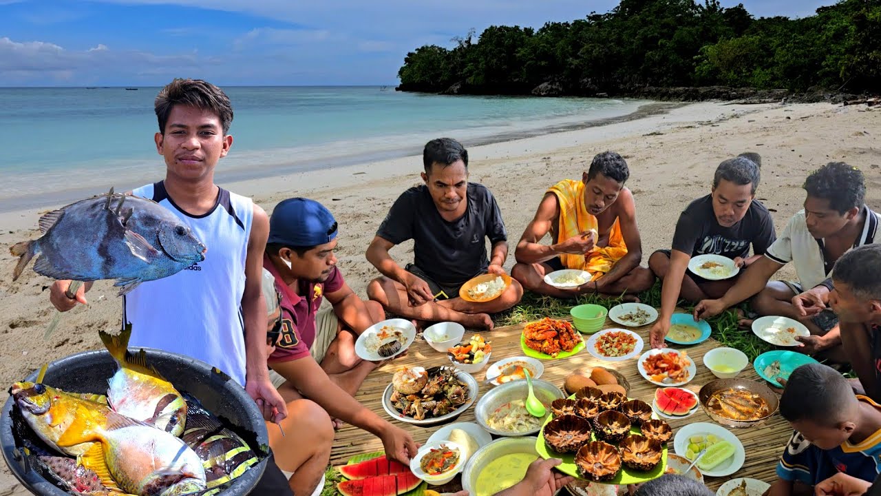 Berburu pagi hari di Pulau Terpencil banyak Ikan, Gurita & Kerang #day18